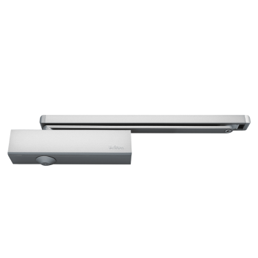 Click Here To Enlarge This Photo Of L23555 - BRITON 2320B&period;T&period;SES Size 2-4 Cam Action Door Closer with Softline Cover - Silver &lpar;Pull side of door or pull side transom&rpar;