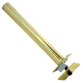L18027 - ASTRA 3003BFS Concealed Door Closer Polished Brass &lpar;Square Plate&rpar;