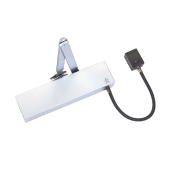 L25761 - FREEMAN & PARDOE ARROW 623 Size 4 Hold Open&sol;Swing Free E-Mag Door Closer - Satin Stainless Steel