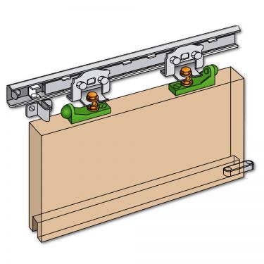 Click Here To Enlarge This Photo Of 1190 - HENDERSON J3 Marathon Junior Single Track Sliding Door Gear &lpar;750-900mm Opening Width&rpar;
