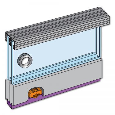 Click Here To Enlarge This Photo Of 1298 - HENDERSON Z12&sol;2 Zenith Double Track Sliding Door Gear &lpar;1200mm Max Opening Width&rpar;