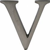 C1565 2 V-MB Heritage Brass Alphabet V Pin Fix 51mm &lpar;2"&rpar; Matt Bronze Finish