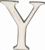 C1565 2 Y-PNF Heritage Brass Alphabet Y Pin Fix 51mm &lpar;2"&rpar; Polished Nickel Finish