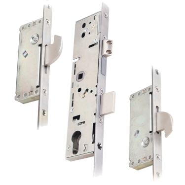 Click Here To Enlarge This Photo Of L30311 - ERA Latch & Deadbolt Split Spindle Invincible Euro Profile Multipoint Lock - 2 Hook - 45&sol;92 - 20mm Radius Faceplate &lpar;6945-INV-604-79MA&rpar;