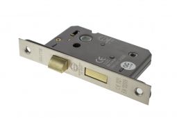 Atlantic - ALKBATH3SN Bathroom Lock &lbrack;CE&rsqb; 3" - Satin Nickel