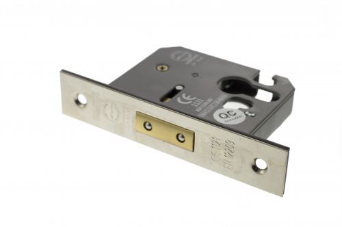 Click Here To Enlarge This Photo Of Atlantic - ALKDEADE3PN Euro Profile Mortice Deadlock &lbrack;CE&rsqb; 3" - Polished Nickel