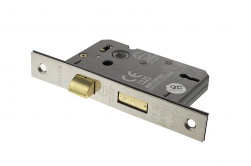 Click Here To Enlarge This Photo Of Atlantic - ALKSASH3LK25PN 3 Lever Key Sashlock &lbrack;CE&rsqb; 2&period;5" - Polished Nickel