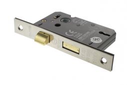 Atlantic - ALKSASH3LK3SN 3 Lever Key Sashlock &lbrack;CE&rsqb; 3" - Satin Nickel
