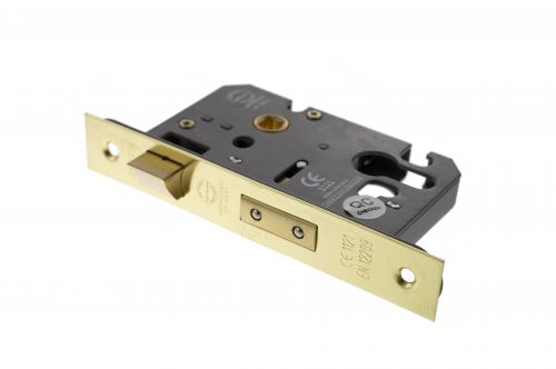 Click Here To Enlarge This Photo Of Atlantic - ALKSASHE3PB Euro Profile Mortice Sashlock &lbrack;CE&rsqb; 3" - Polished Brass