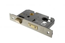 Atlantic - ALKSASHE3SN Euro Profile Mortice Sashlock &lbrack;CE&rsqb; 3" - Satin Nickel