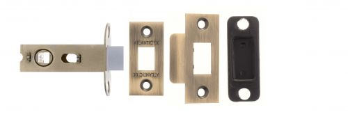 Click Here To Enlarge This Photo Of Atlantic - AL25MAB Bolt Through Tubular Mortice Latch 2&period;5" - Matt Antique Brass
