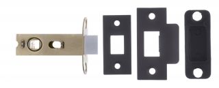 Atlantic - AL25MB Bolt Through Tubular Mortice Latch 2&period;5" - Matt Black