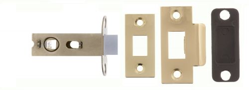 Click Here To Enlarge This Photo Of Atlantic - AL25PB Bolt Through Tubular Mortice Latch 2&period;5" - Polished Brass