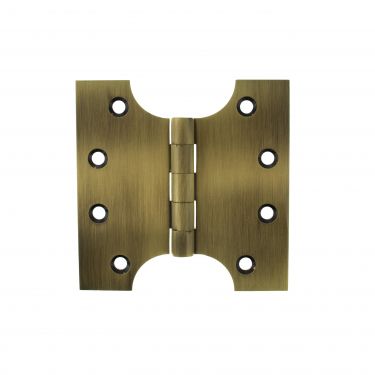 Click Here To Enlarge This Photo Of Atlantic - APH424AB &lpar;Solid Brass&rpar; Parliament Hinges 4" x 2" x 4" - Antique Brass