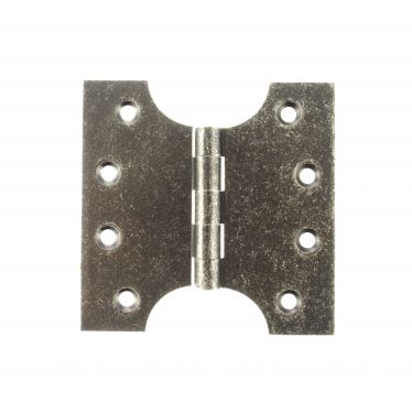 Click Here To Enlarge This Photo Of Atlantic - APH424DS &lpar;Solid Brass&rpar; Parliament Hinges 4" x 2" x 4" - Distressed Silver