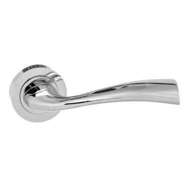 Click Here To Enlarge This Photo Of Atlantic - ECO30PC Eco 'Wave' Aluminium Lever on Round Rose - Polished Chrome