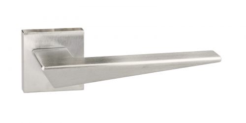 Click Here To Enlarge This Photo Of Atlantic - FMS215SC Forme 'Naxos' Designer Lever on Minimal Square Rose - Satin Chrome