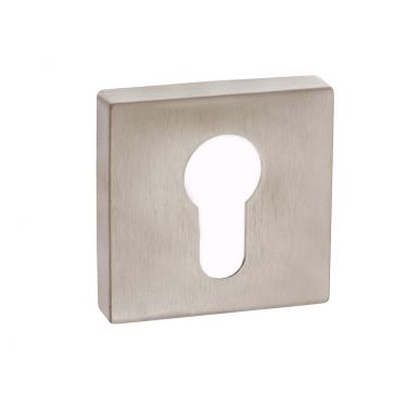 Click Here To Enlarge This Photo Of Atlantic - FMSESN Forme Euro Escutcheons on Minimal Square Rose - Satin Nickel