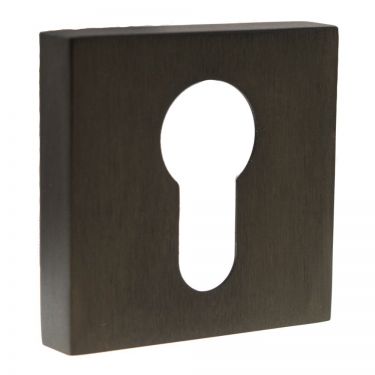 Click Here To Enlarge This Photo Of Atlantic - FMSEUDB Forme Euro Escutcheons on Minimal Square Rose - Urban Dark Bronze