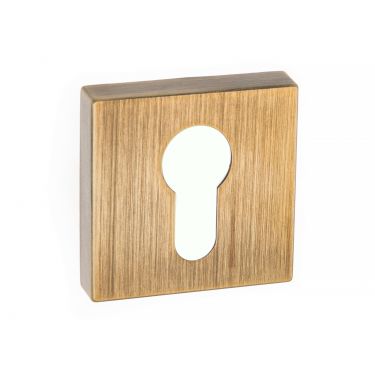 Click Here To Enlarge This Photo Of Atlantic - FMSEYB Forme Euro Escutcheons on Minimal Square Rose - Yester Bronze