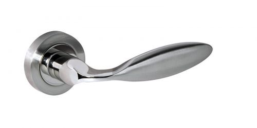 Click Here To Enlarge This Photo Of Atlantic - M46SNNP Mediterranean 'Ibiza' Lever on Round Rose - Satin&sol;Polished Nickel