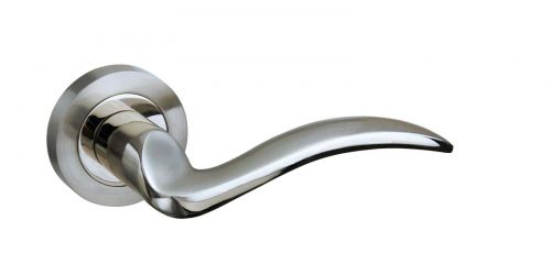 Click Here To Enlarge This Photo Of Atlantic - M85SNNP Mediterranean 'Valencia' Lever on Round Rose - Satin&sol;Polished Nickel