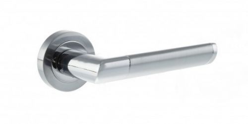 Click Here To Enlarge This Photo Of Atlantic - M90SCPC Mediterranean 'Santorini' Lever on Round Rose - Satin&sol;Polished Chrome
