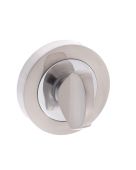 Atlantic - MWCSNCP Mediterranean WC Turn and Release on Round Rose - Satin Nickel&sol;Polished Chrome