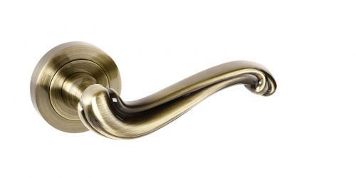 Click Here To Enlarge This Photo Of Atlantic - OE177AB Old English 'Colchester' Lever on Round Rose - Antique Brass