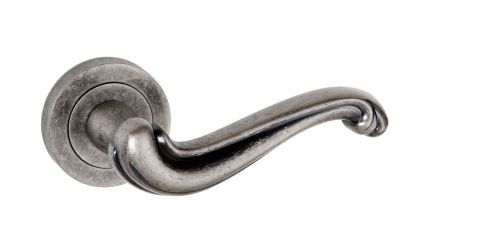 Click Here To Enlarge This Photo Of Atlantic - OE177DS Old English 'Colchester' Lever on Round Rose - Distressed Silver