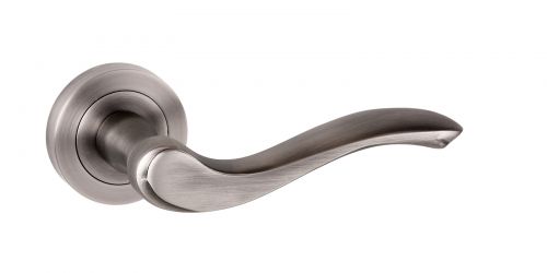 Click Here To Enlarge This Photo Of Atlantic - OE178MBN Old English 'Warwick' Lever on Round Rose - Matt Gun Metal