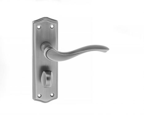 Click Here To Enlarge This Photo Of Atlantic - OE178WCMBN Old English 'Warwick' WC Levers on Backplate - Matt Gun Metal