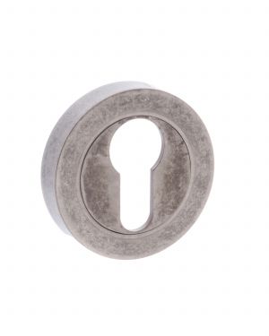 Click Here To Enlarge This Photo Of Atlantic - OEESCEDS Old English Euro Profile Escutcheons - Distressed Silver