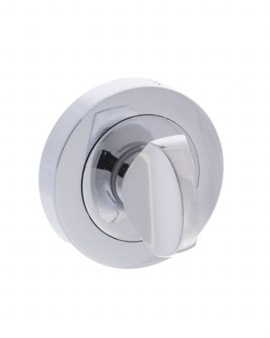 Click Here To Enlarge This Photo Of Atlantic - S2WCRPC STATUS WC Turn and Release on Round Rose - Polished Chrome