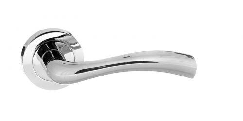 Click Here To Enlarge This Photo Of Atlantic - S35RPC STATUS 'Texas' Lever on Round Rose - Polished Chrome