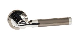 Atlantic - S36RBNPC STATUS 'Dakota' Lever on Round Rose - Black Nickel&sol;Polished Chrome