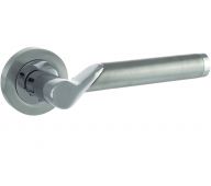 Atlantic - S38RSCPC STATUS 'Hawaii' Lever on Round Rose - Satin&sol;Polished Chrome