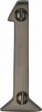 Click Here To Enlarge This Photo Of C1567 1-MB Heritage Brass Numeral 1 Face Fix 51mm &lpar;2"&rpar; Matt Bronze Finish