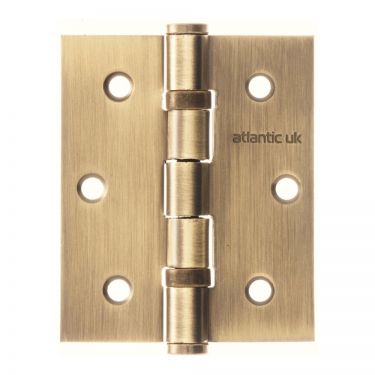 Click Here To Enlarge This Photo Of Atlantic - A2HB32525MAB 3" x 2&period;5" x 2&period;5mm Ball Bearing Hinges Matt Antique Brass