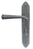 33604&sol;B From The Anvil Pewter Gothic Lever Bathroom Set