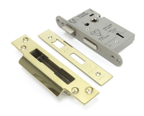 Click Here To Enlarge This Photo Of 91056 From The Anvil PVD Brass 2&period;5" Heavy Duty Sashlock