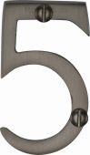 C1567 5-MB Heritage Brass Numeral 5 Face Fix 51mm &lpar;2"&rpar; Matt Bronze Finish