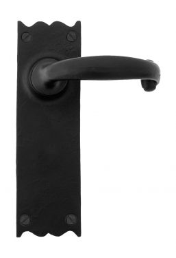 Click Here To Enlarge This Photo Of 73107 From The Anvil Black Cottage Lever Latch Set