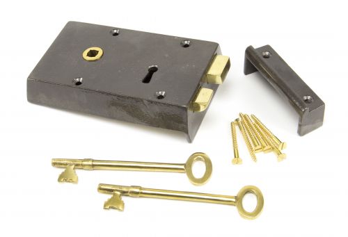 Click Here To Enlarge This Photo Of 83583 From The Anvil Iron Left Hand Rim Lock - Small