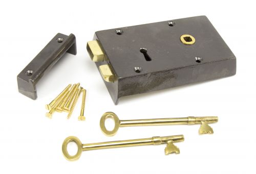 Click Here To Enlarge This Photo Of 83584 From The Anvil Iron Right Hand Rim Lock - Small