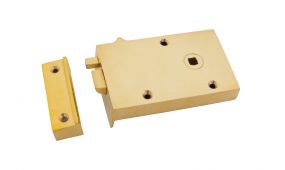 83571 From The Anvil Polished Brass Right Hand Bathroom Latch
