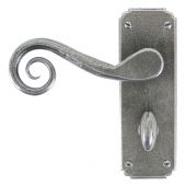 33617 From The Anvil Pewter Monkeytail Lever Bathroom Set