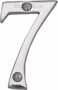 Click Here To Enlarge This Photo Of C1567 7-PC Heritage Brass Numeral 7 Face Fix 51mm &lpar;2"&rpar; Polished Chrome Finish
