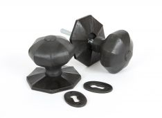 33064 From The Anvil Beeswax Octagonal Mortice&sol;Rim Knob Set - Large
