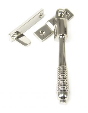 Click Here To Enlarge This Photo Of 83912 From The Anvil Polished Nickel Night Vent Reeded Fastener - Locking